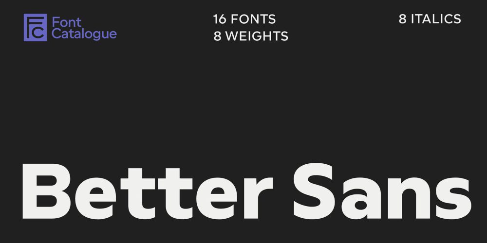 Better Sans preview