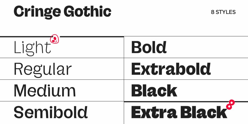 Cringe Gothic preview
